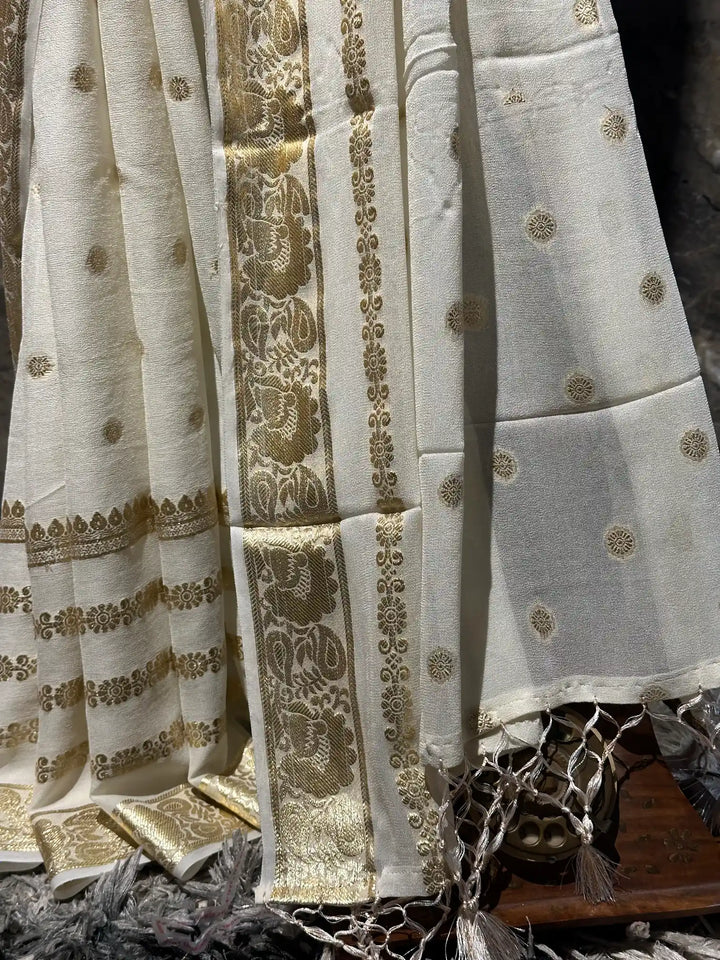 Ready To Wear Viscose Georgette Banarasi Saree