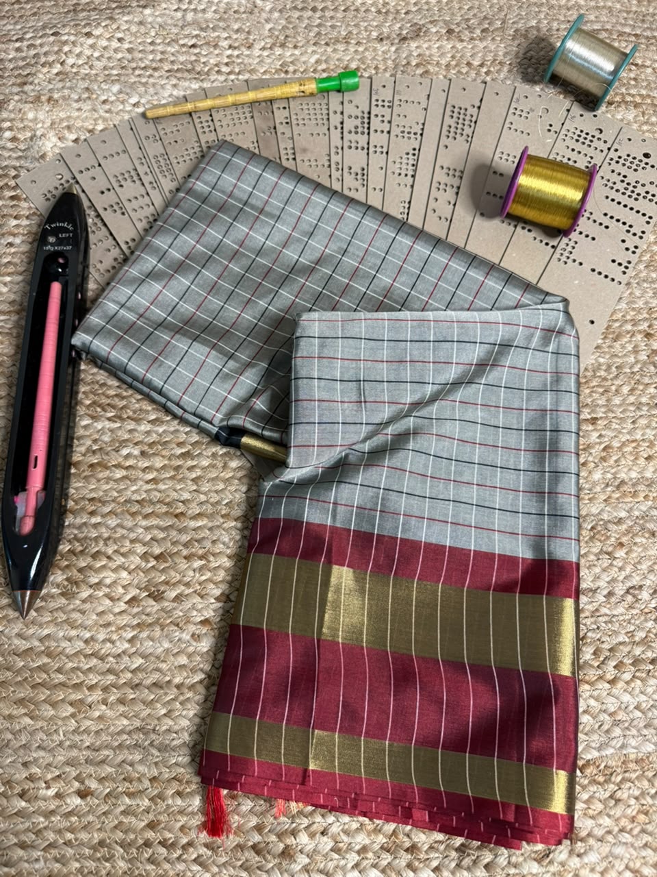 Ganga Jamuna border Softsilk saree