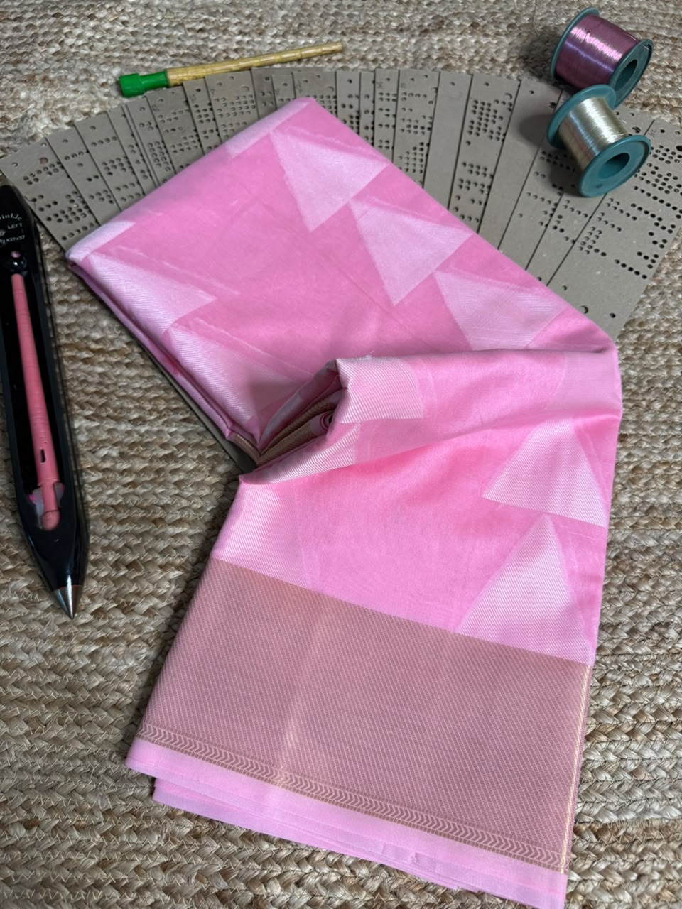 Pink Softsilk Heritage Banarasi Saree