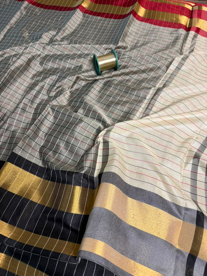 Ganga Jamuna border Softsilk saree