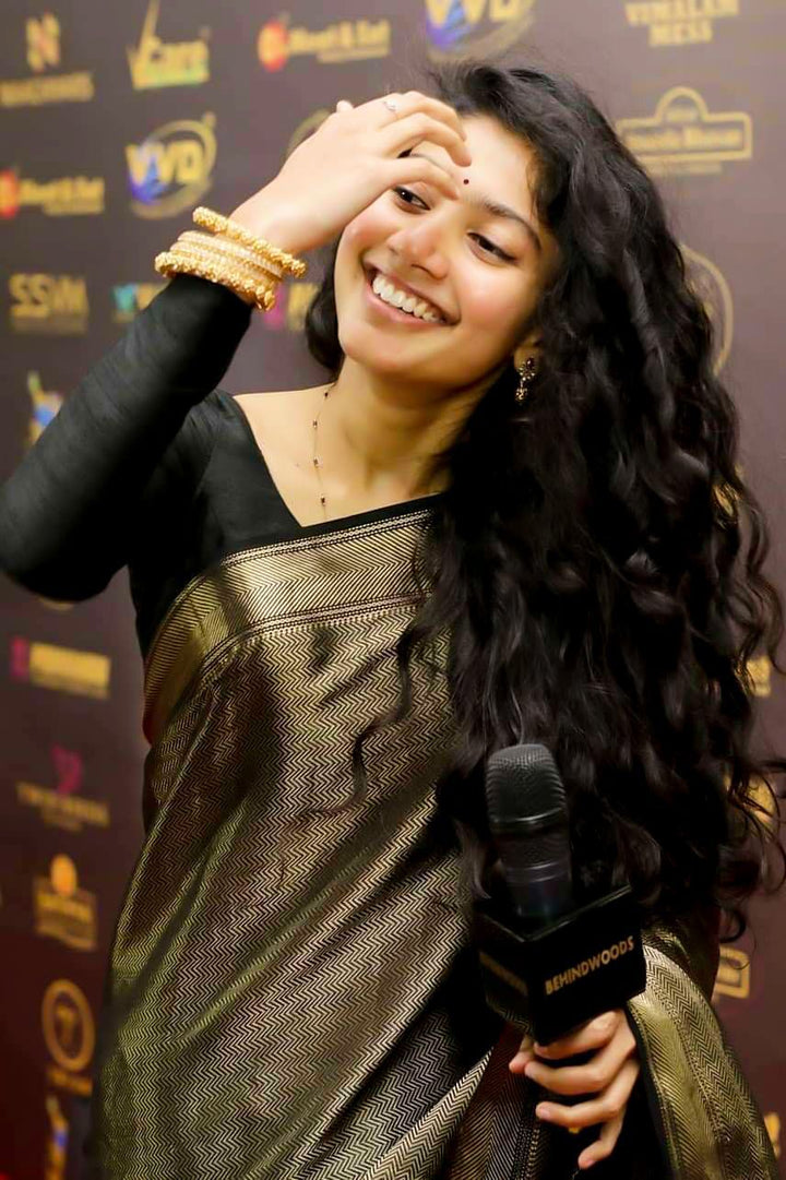 Sai Pallavi ma’am Inspired Kanjivaram Brocade Tissue Saree