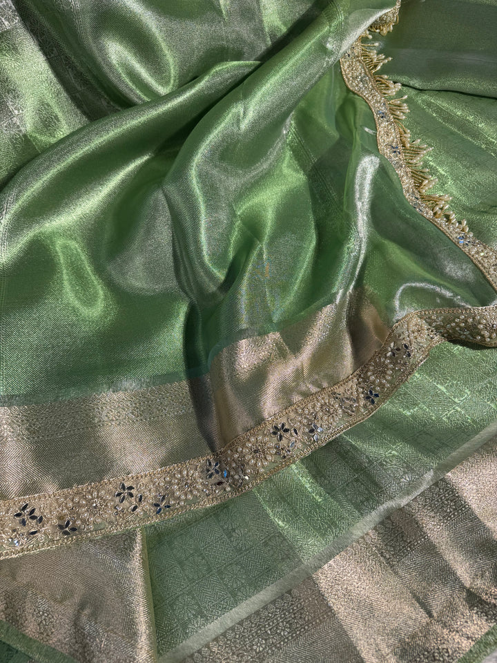 Sai Pallavi Ma'am inspired premium kanjivaram tissue silk saree