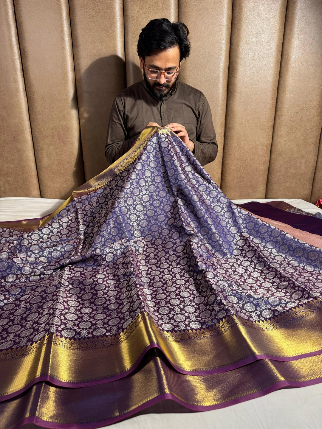 Shruti Hasan ma'am inspired dharmavarm pattu saree with rich pallu and blouse
