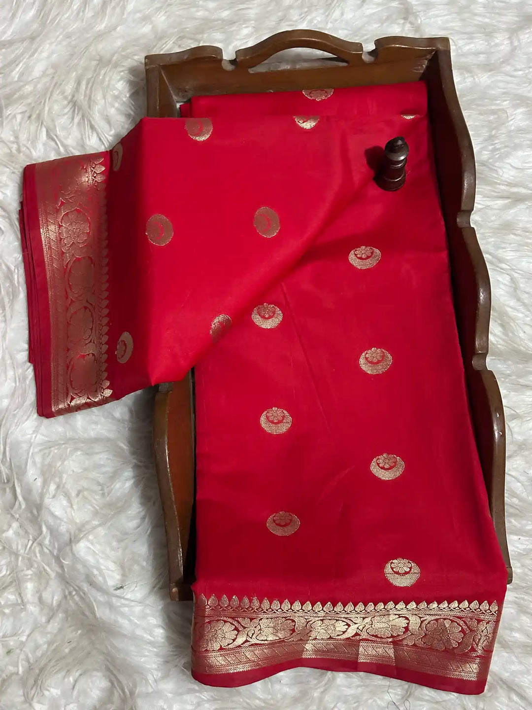 Traditional Embossed Weave Softsilk Banarasi Saree