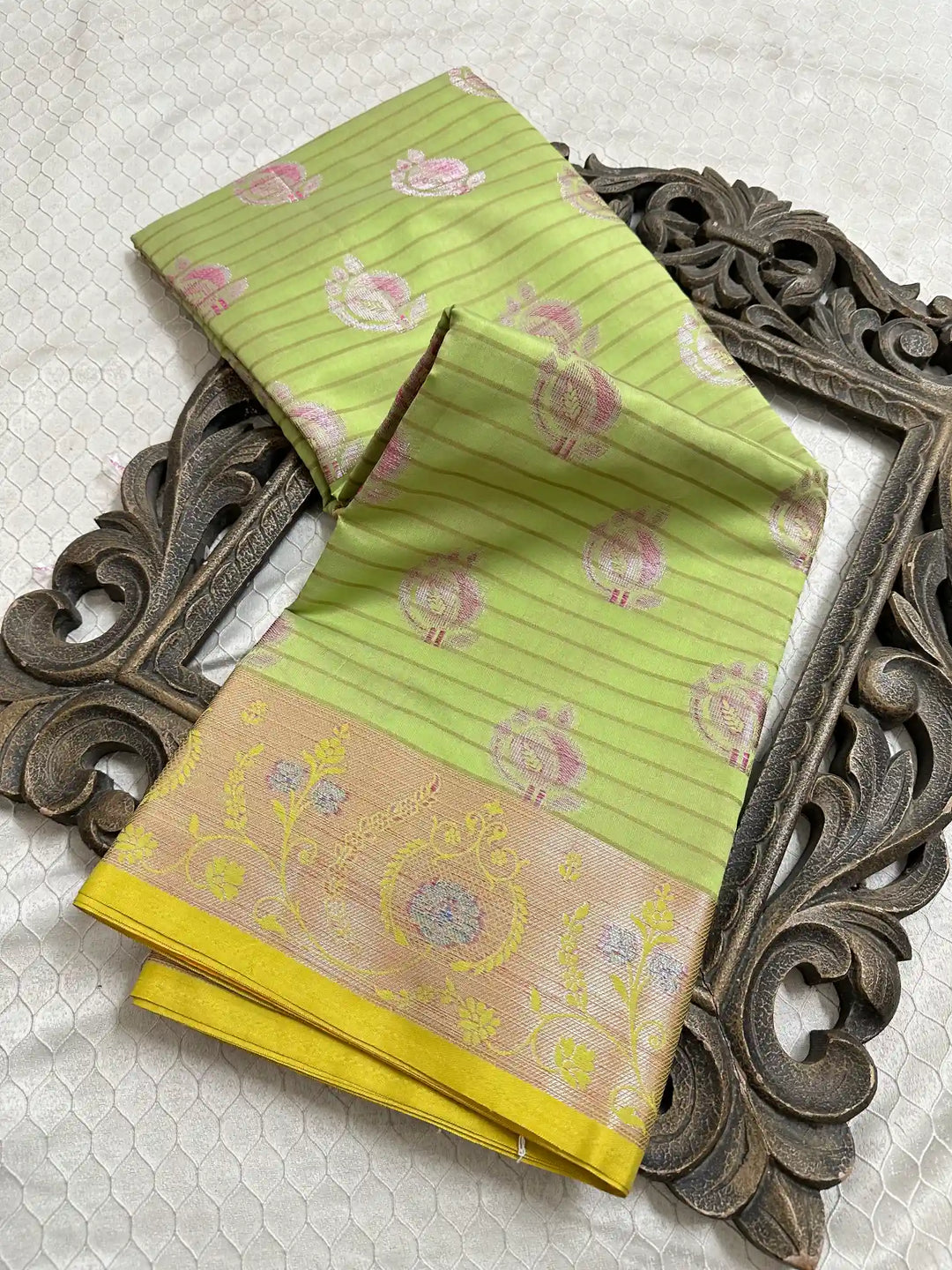 Traditional Soft Banarasi silk saree