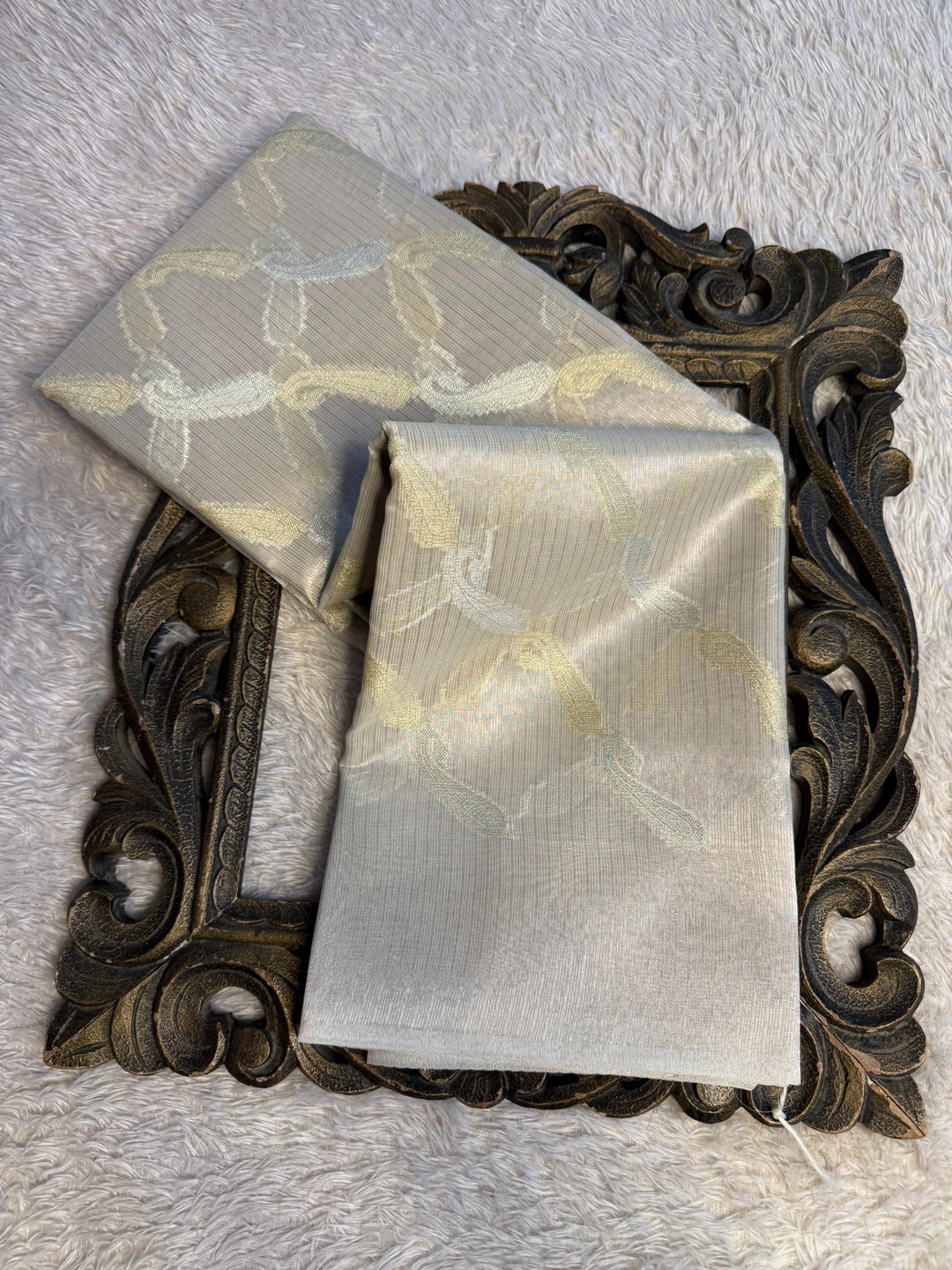 Eccentric zari weave Softsilk Banarasi Saree