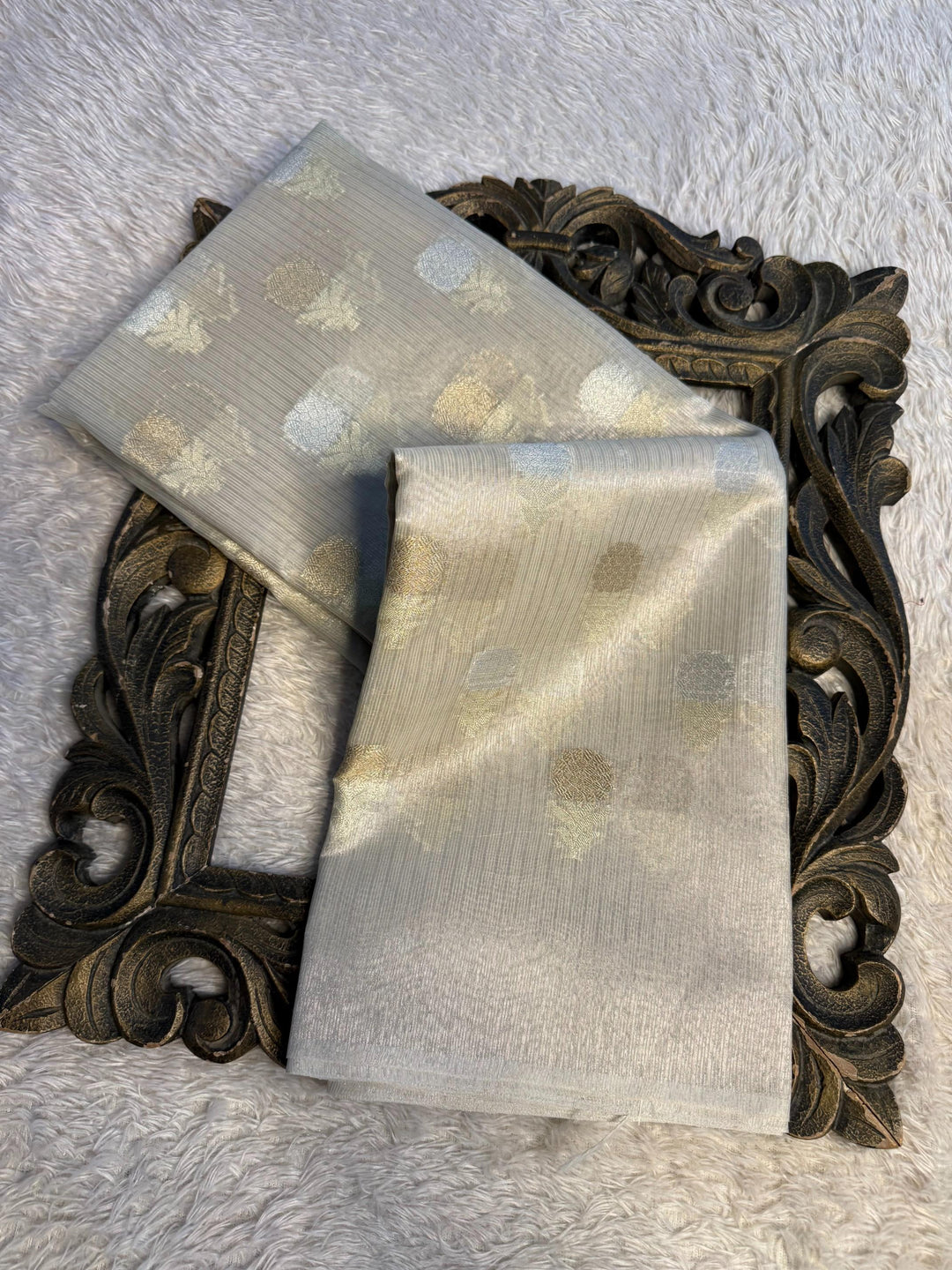 Eccentric zari weave Softsilk Banarasi Saree