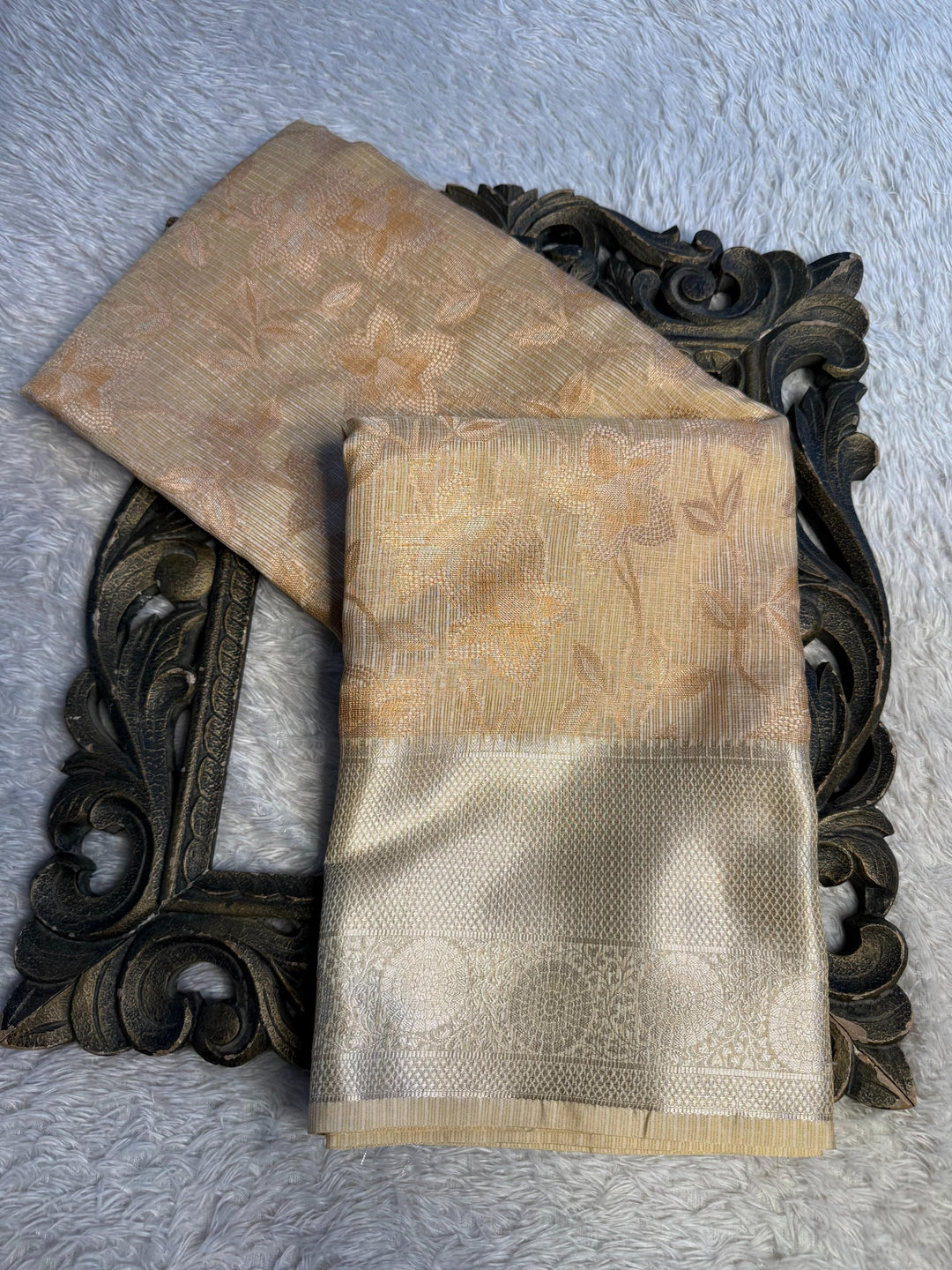 Eccentric zari weave Softsilk Banarasi Saree