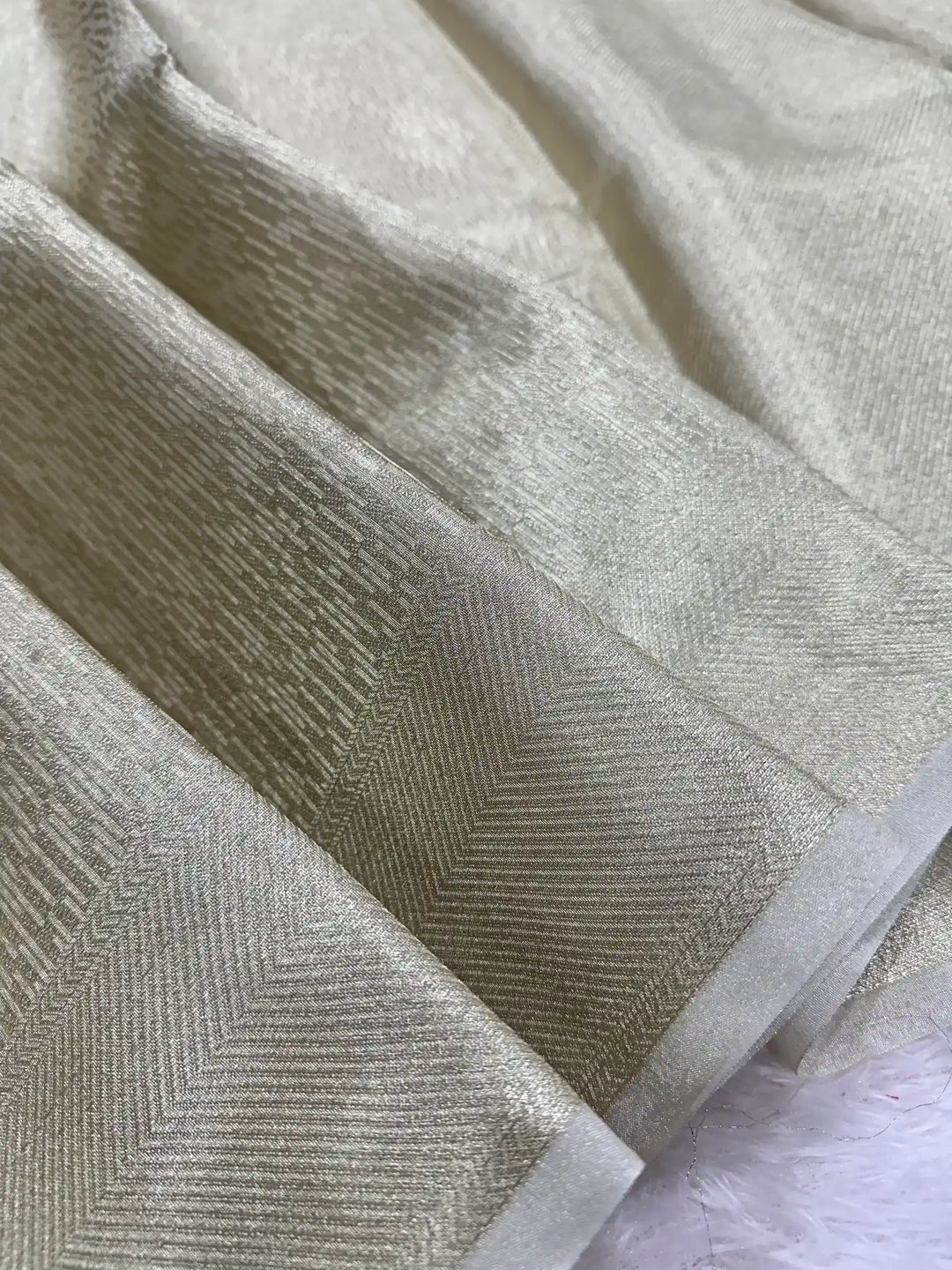 Water zari brocade weave kanjivaram tissue saree