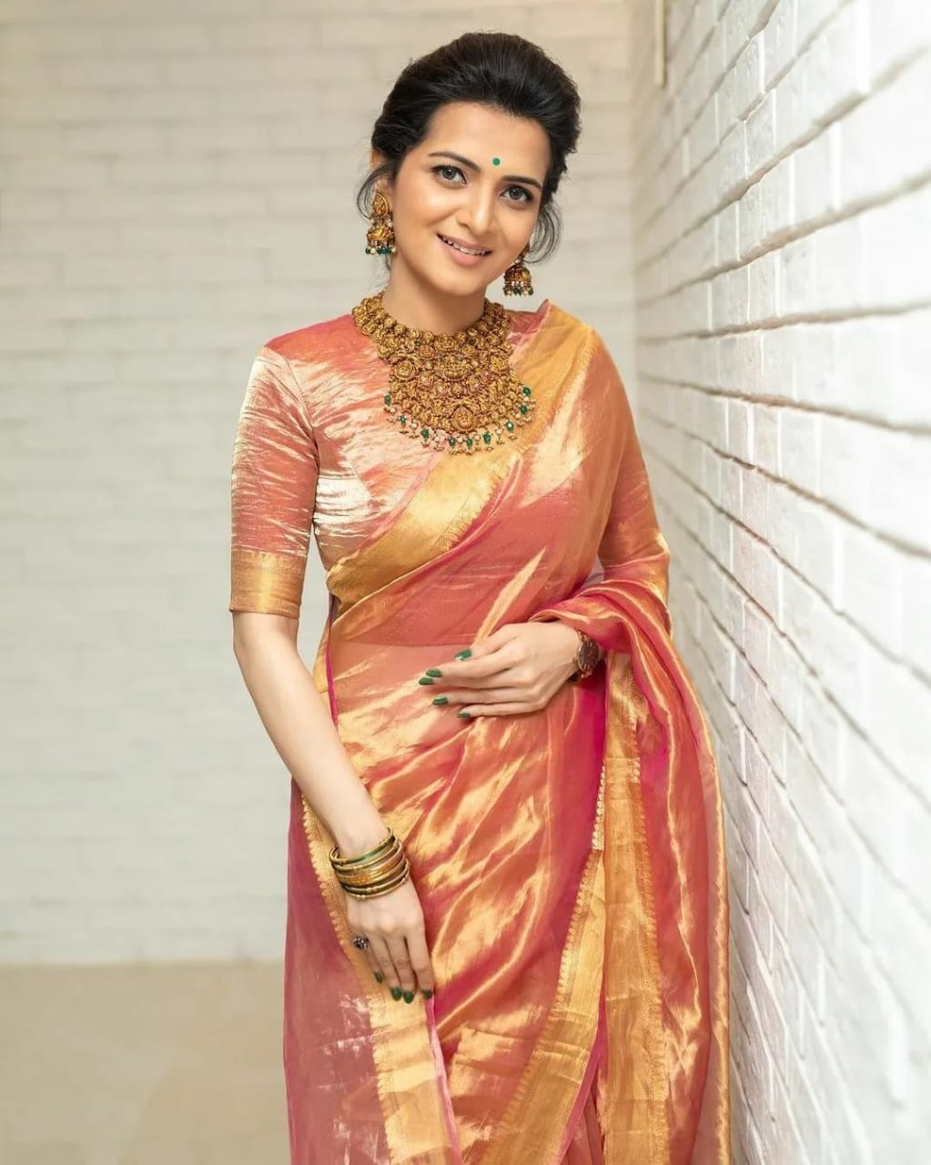 Dd Mam Inspired Premium Tissue Silk Saree