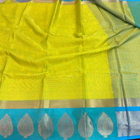 Beautiful Colour Kora Muslin Saree