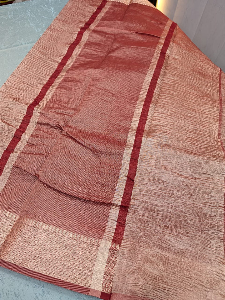 Manish Malhotra Inspired Crush Tissue Saree