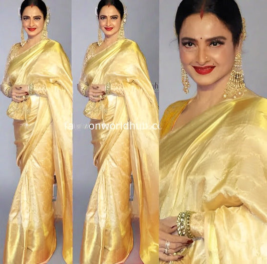 Biggest Factory Sale Rekha Mam inspired Soft Silk Saree