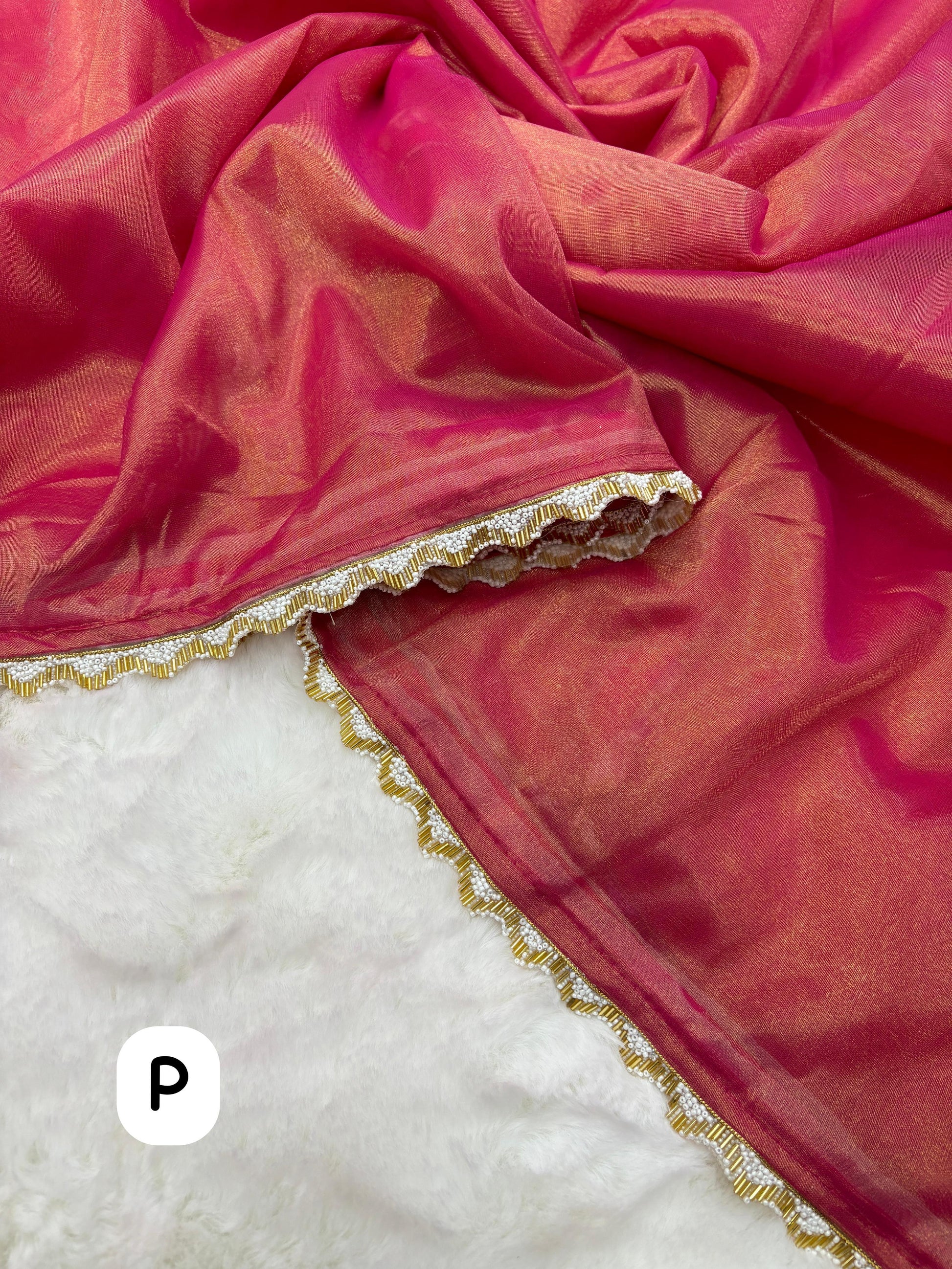 Manish Malhotra inspired tissue silk saree