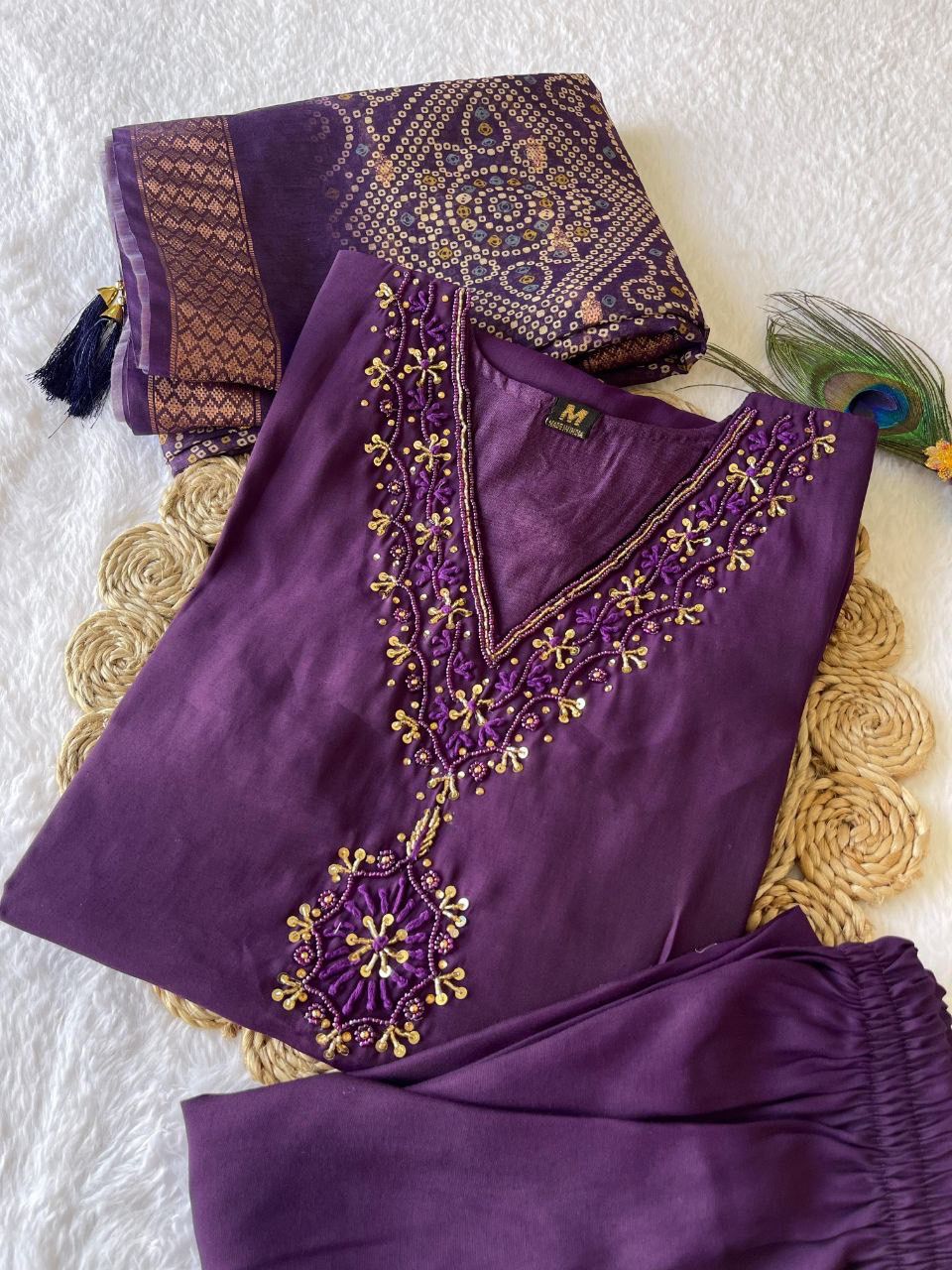 PREMIUM TUSSAR SILK SUIT