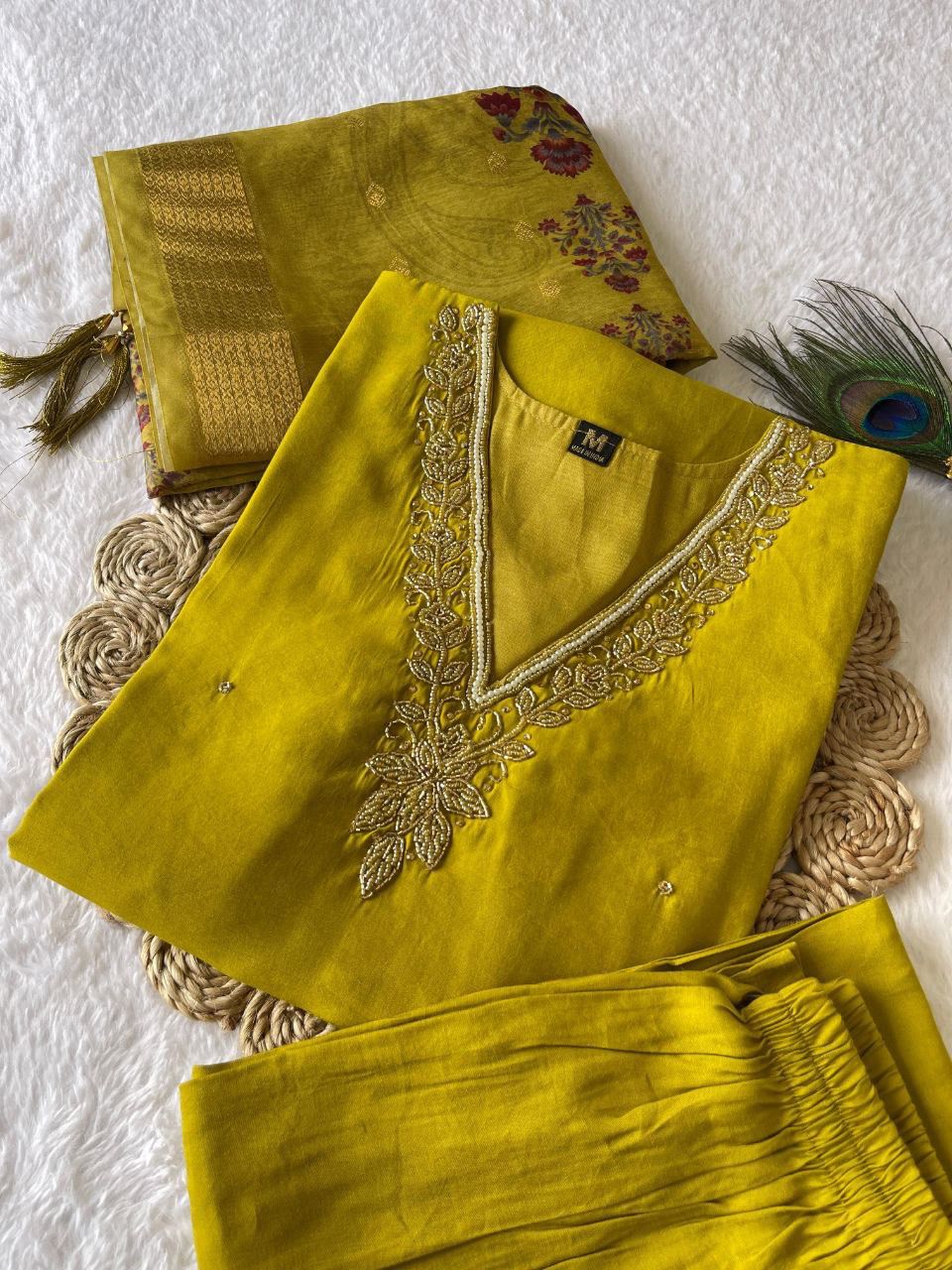 PREMIUM TUSSAR SILK SUIT