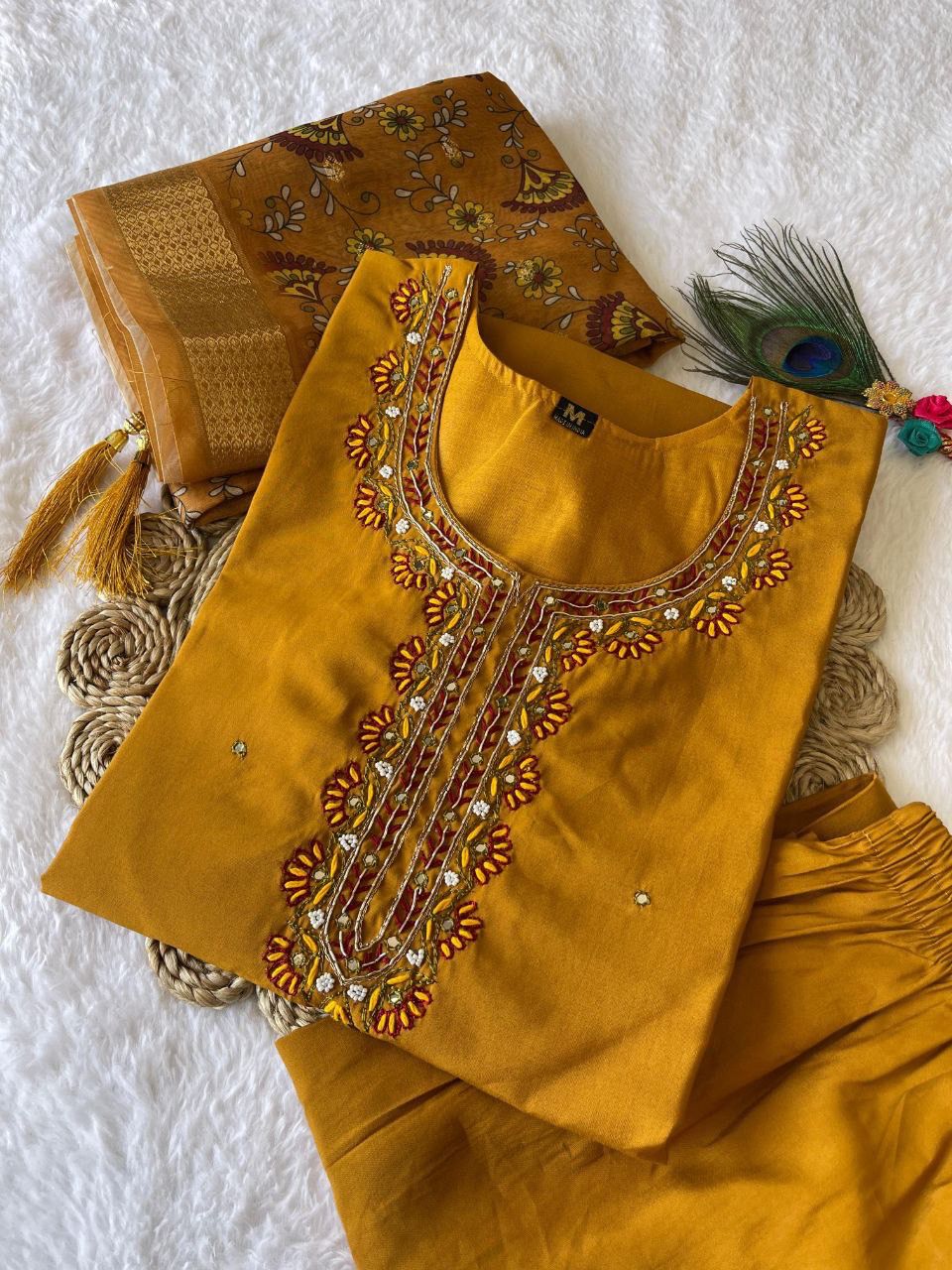 PREMIUM TUSSAR SILK SUIT