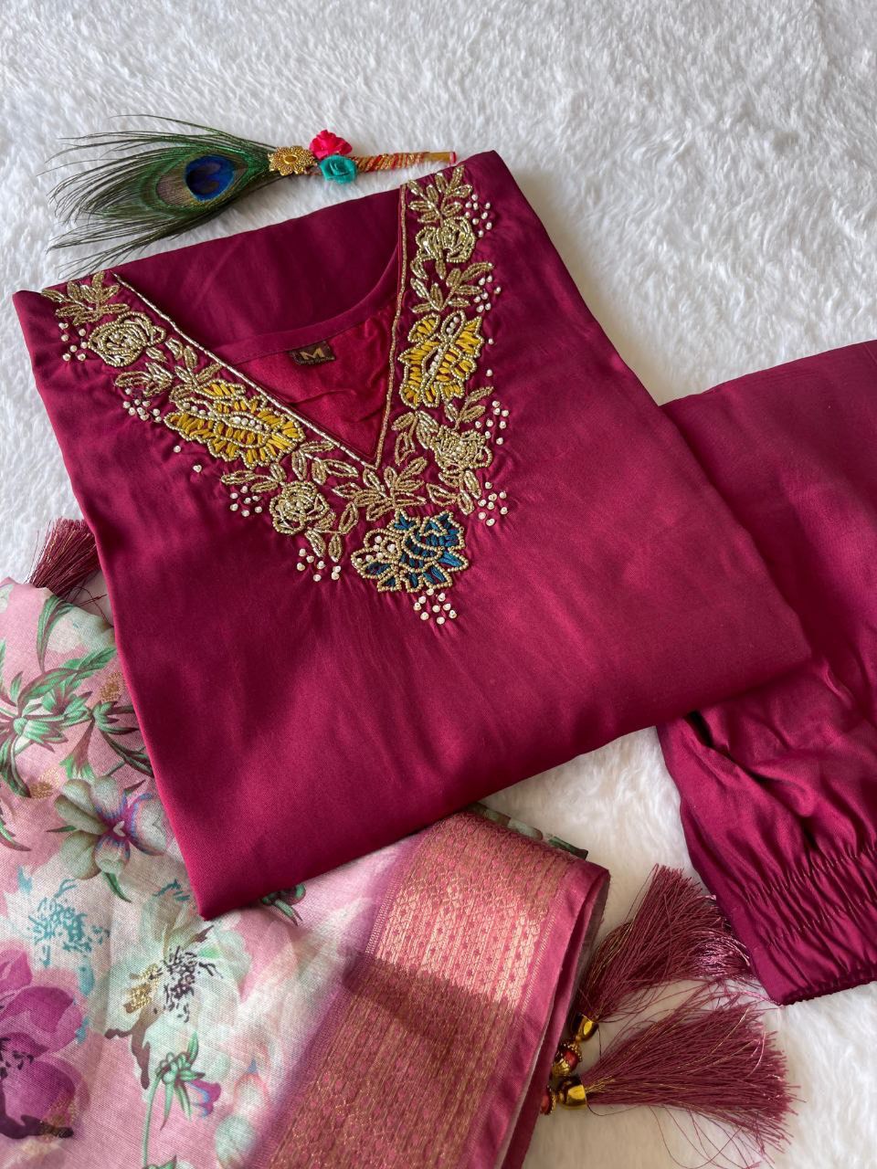 PREMIUM TUSSAR SILK SUIT