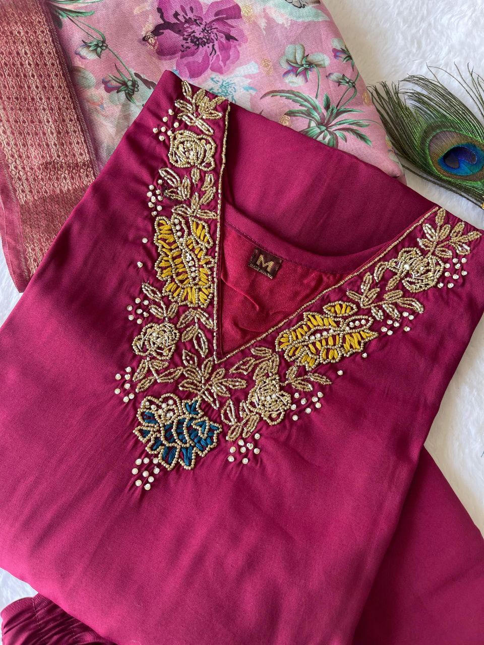 PREMIUM TUSSAR SILK SUIT