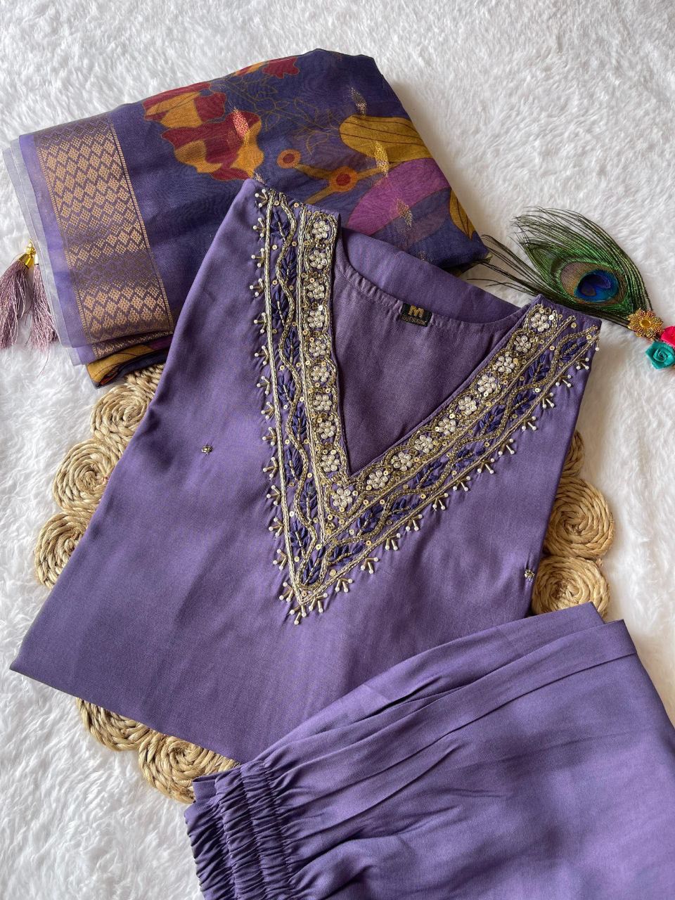 PREMIUM TUSSAR SILK SUIT