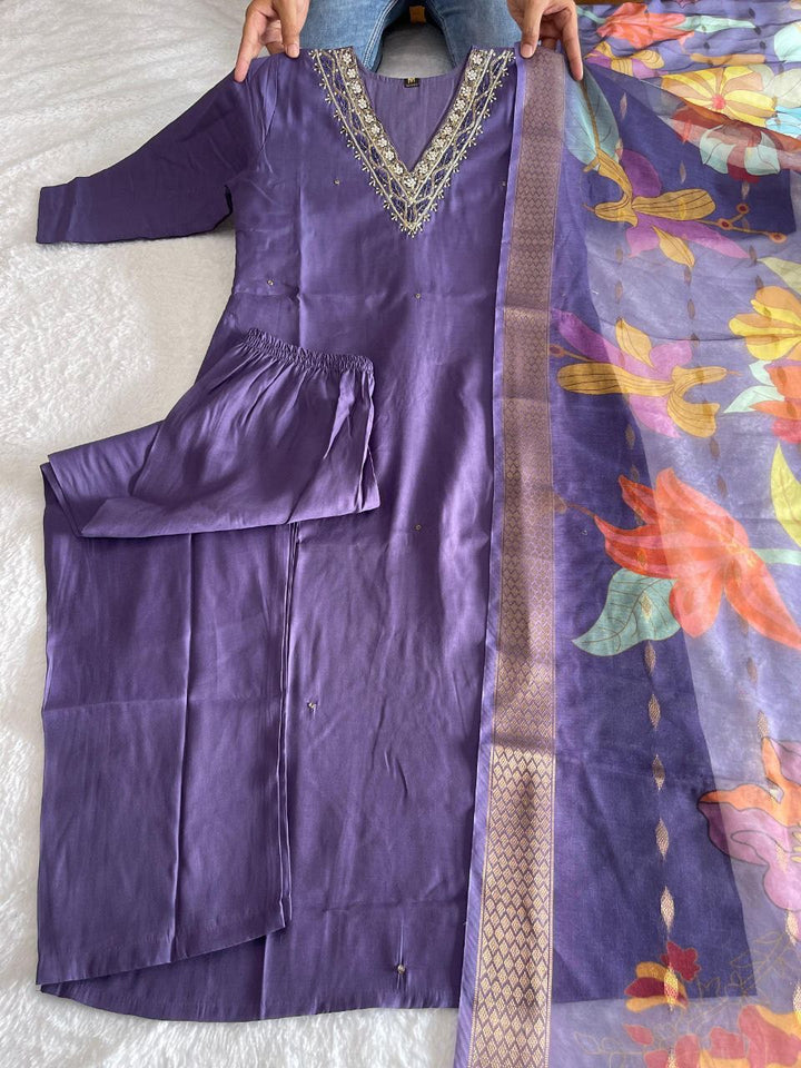 PREMIUM TUSSAR SILK SUIT