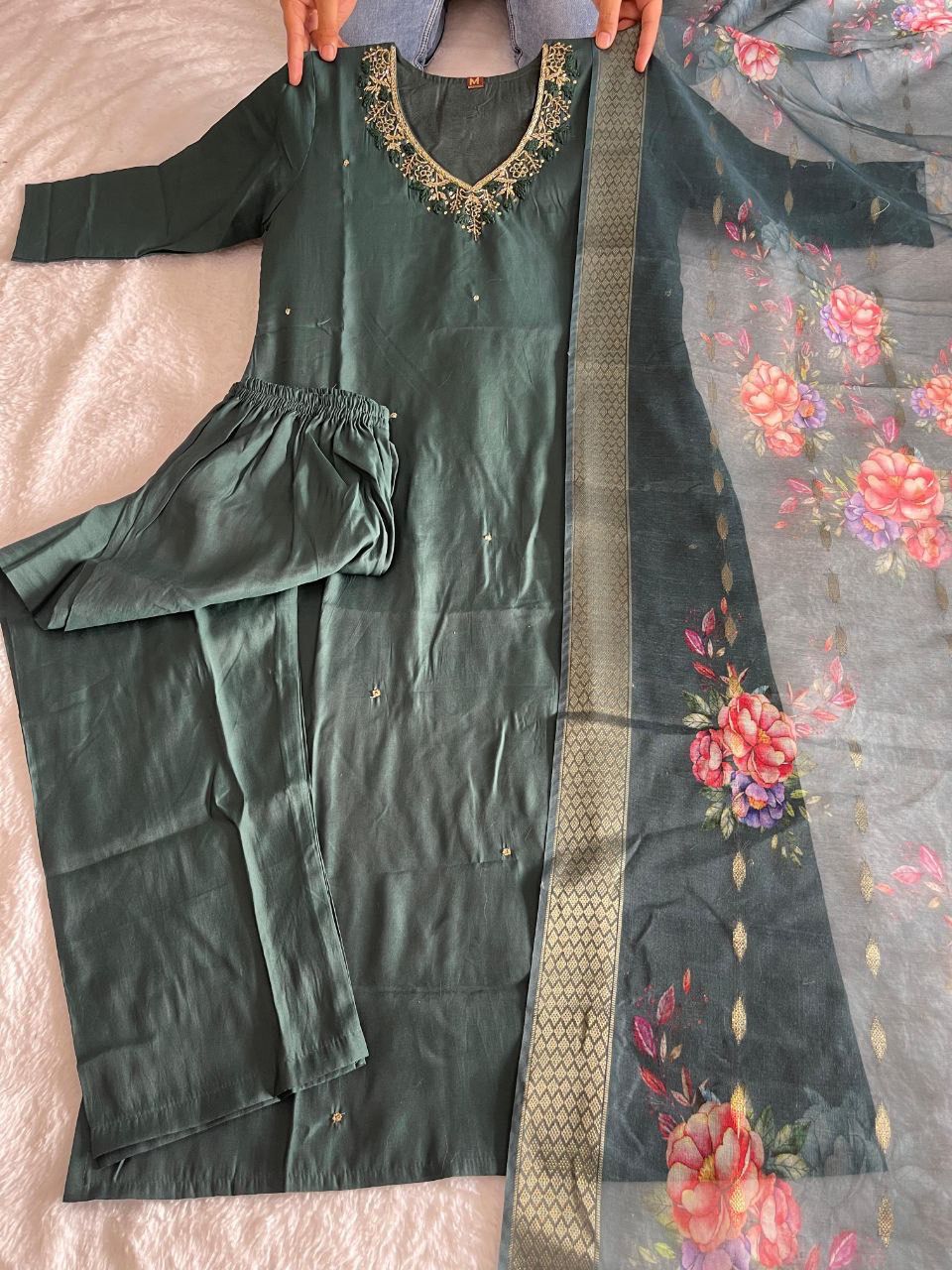 PREMIUM TUSSAR SILK SUIT