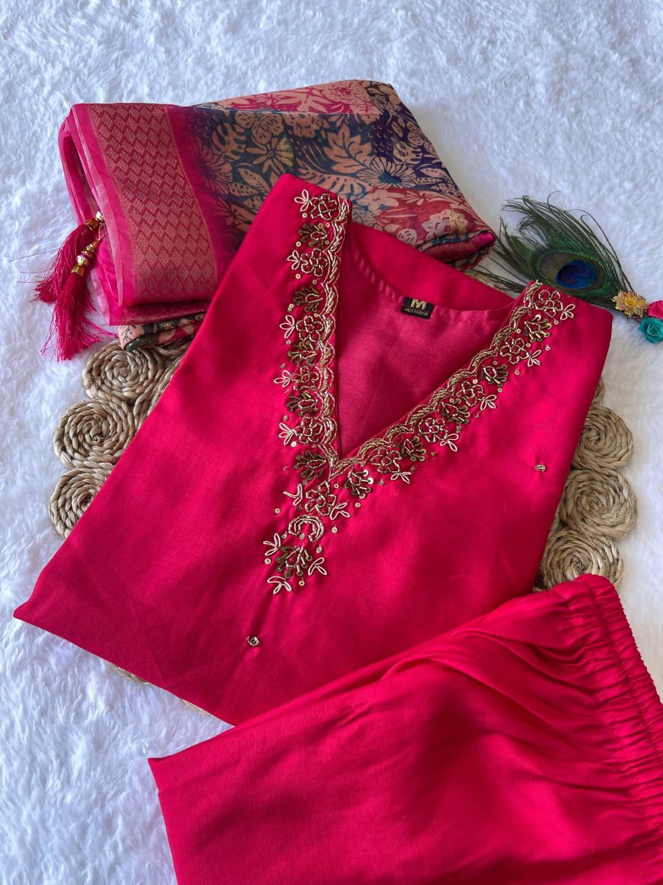 PREMIUM TUSSAR SILK SUIT