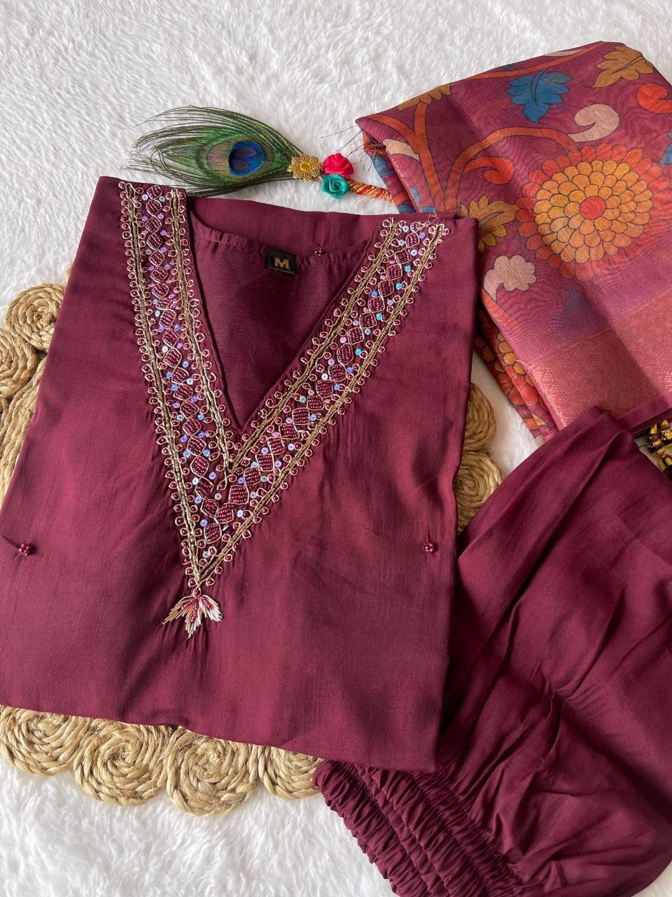 PREMIUM TUSSAR SILK SUIT