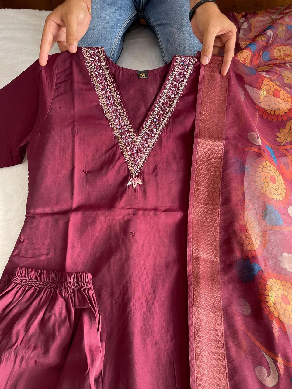 PREMIUM TUSSAR SILK SUIT