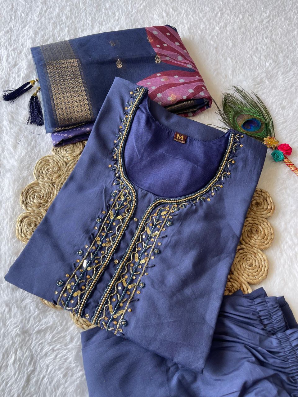 PREMIUM TUSSAR SILK SUIT