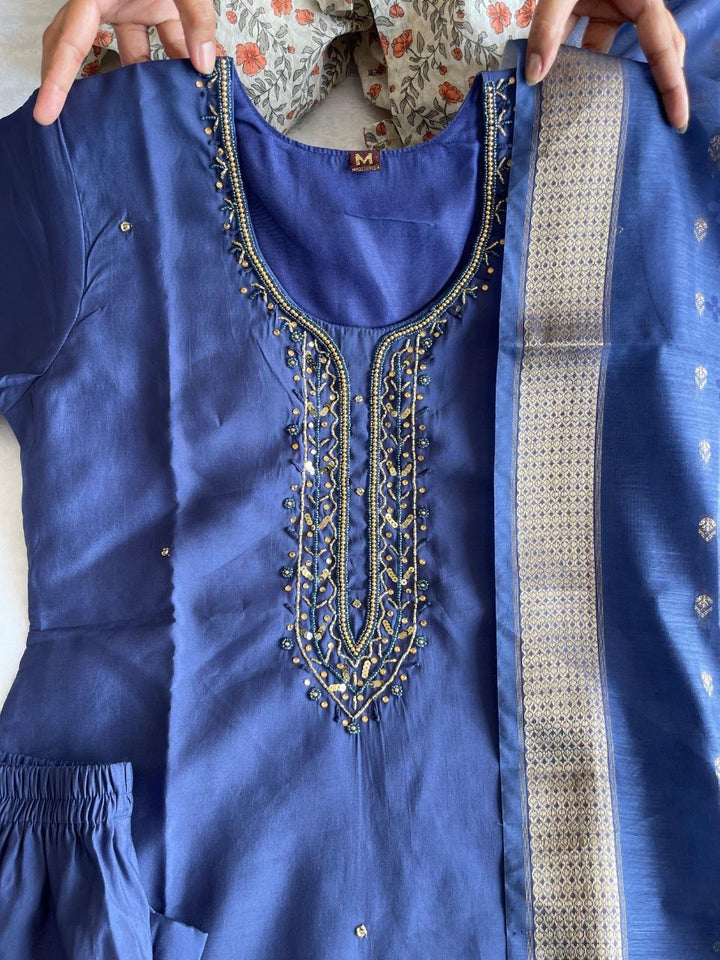 PREMIUM TUSSAR SILK SUIT