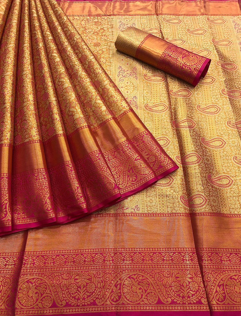 Kanjivaram Pattu Soft Silk Saree