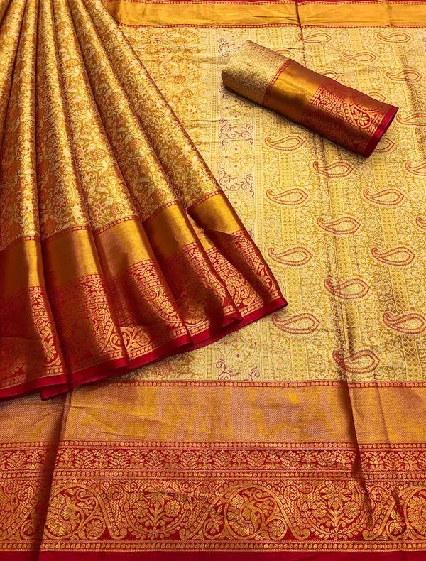 Kanjivaram Pattu Soft Silk Saree