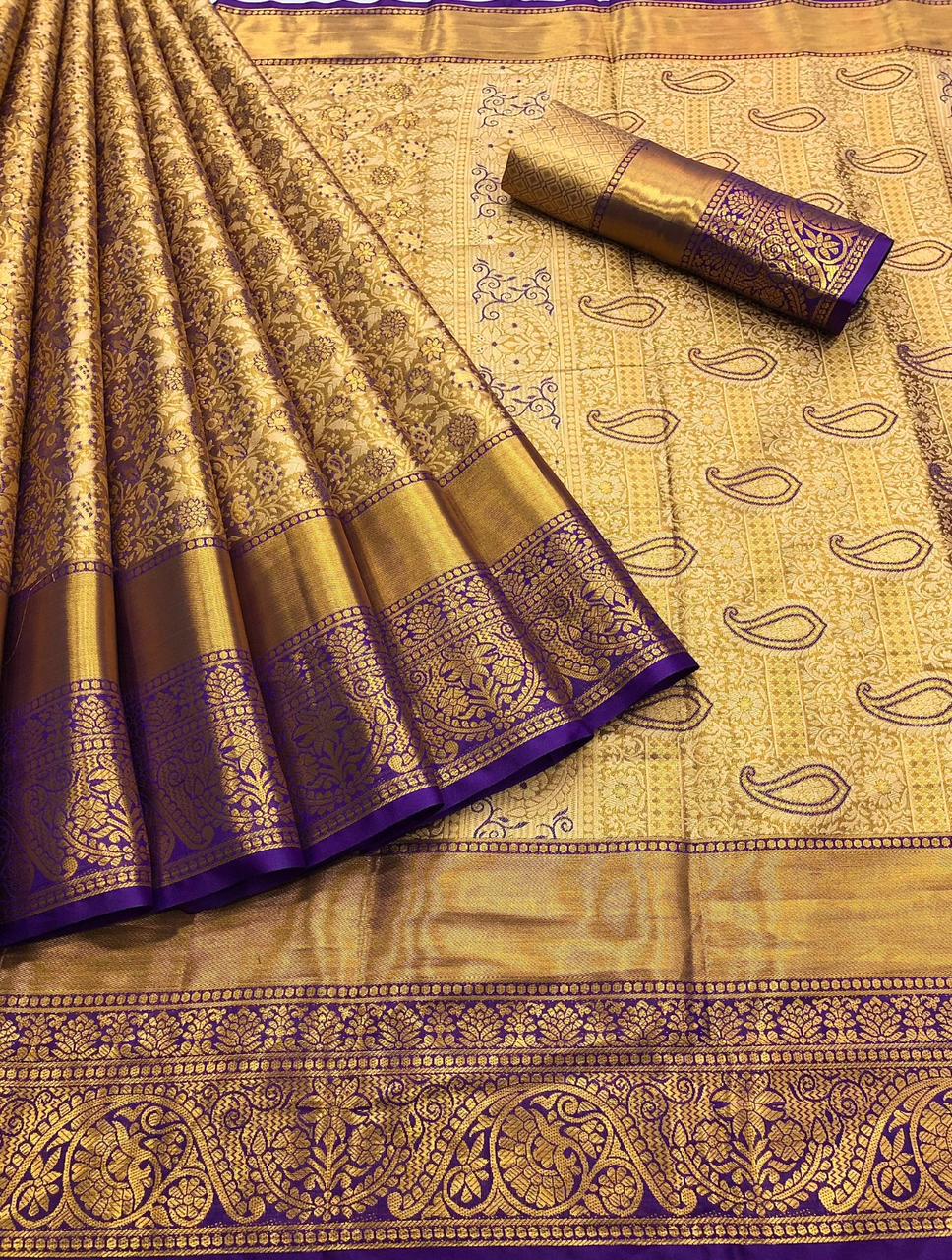 Kanjivaram Pattu Soft Silk Saree