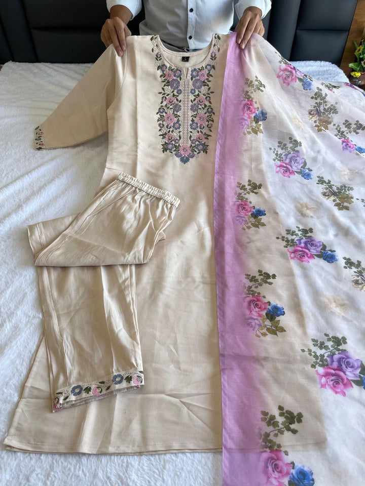 PREMIUM TUSSAR SILK SUIT