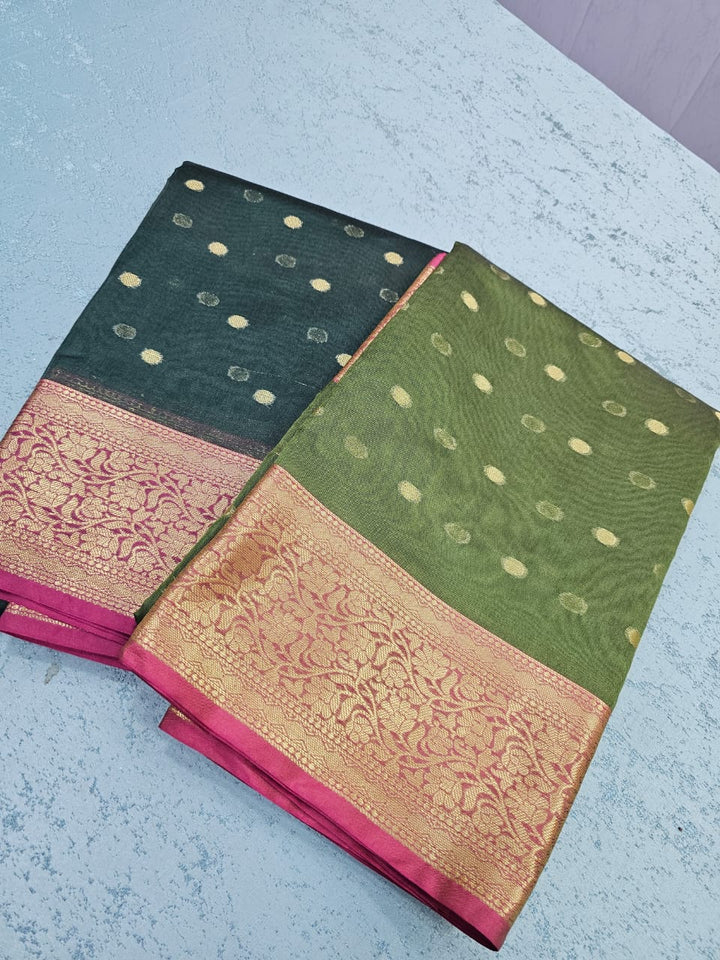 Banarasi Patola Silk Saree with Rich Pallu and Blouse