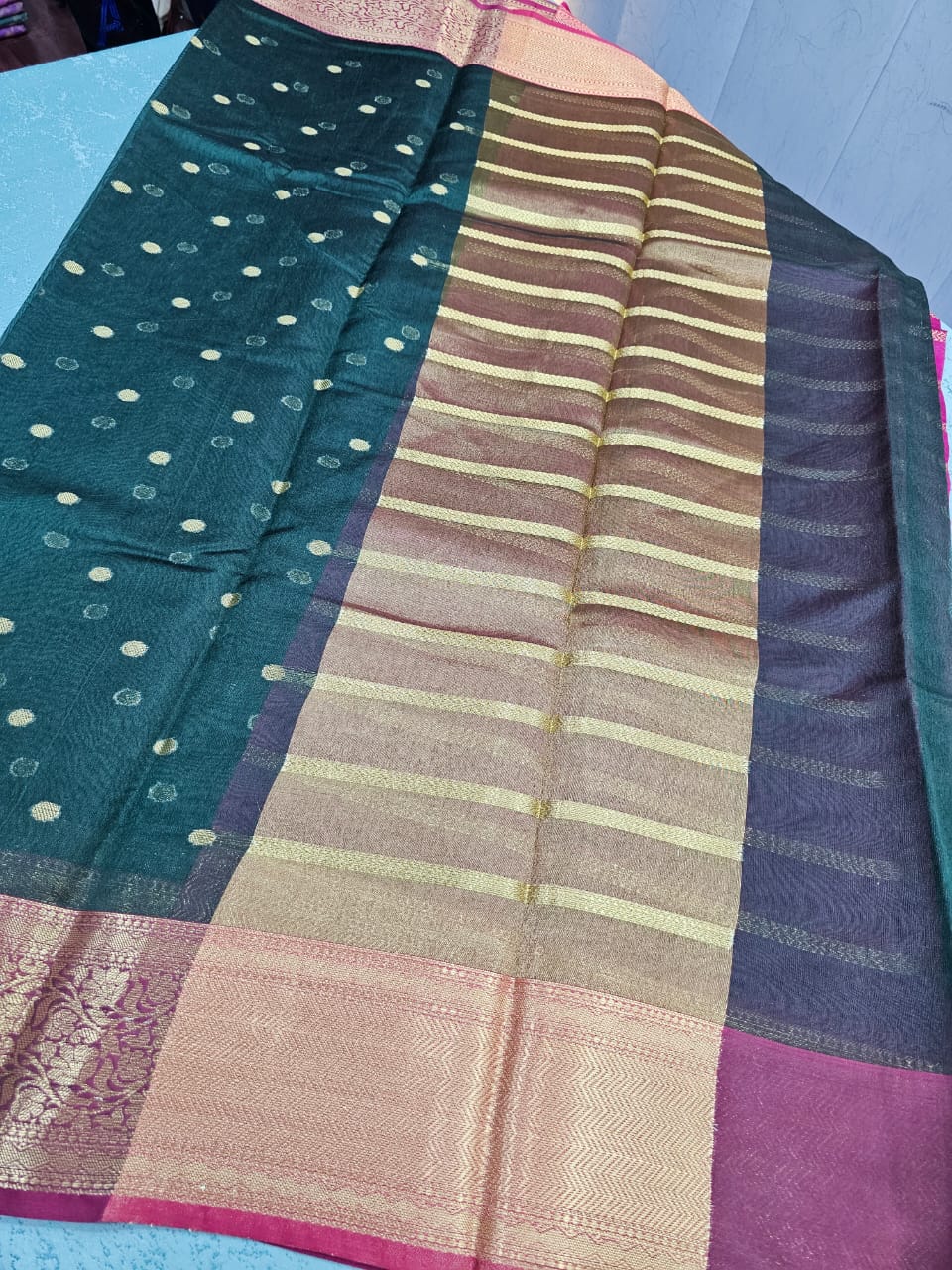 Banarasi Patola Silk Saree with Rich Pallu and Blouse