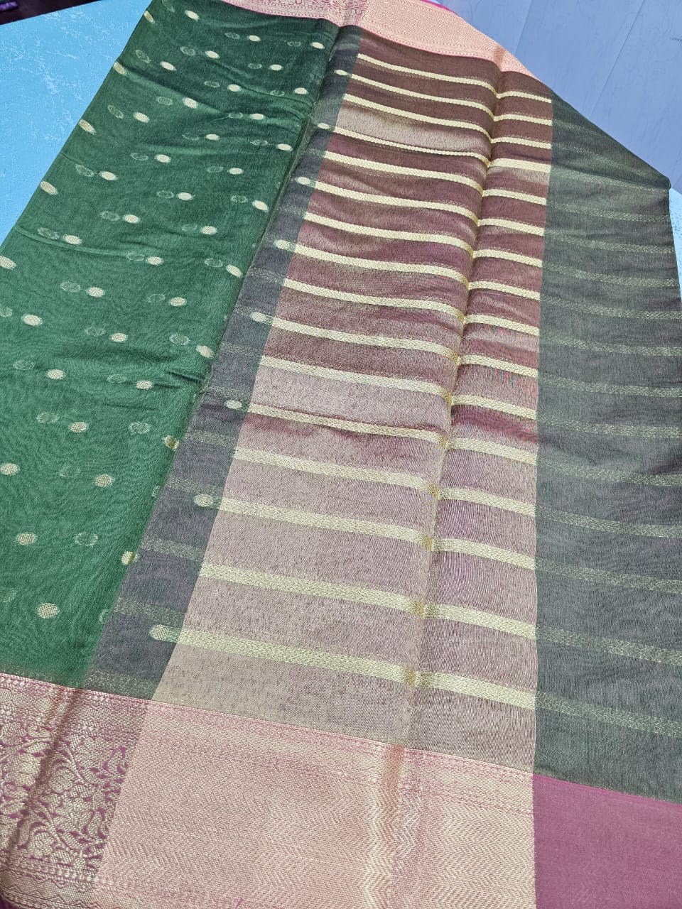 Banarasi Patola Silk Saree with Rich Pallu and Blouse