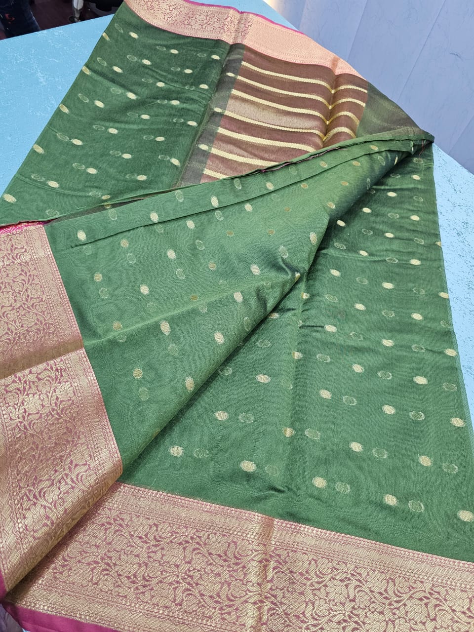 Banarasi Patola Silk Saree with Rich Pallu and Blouse