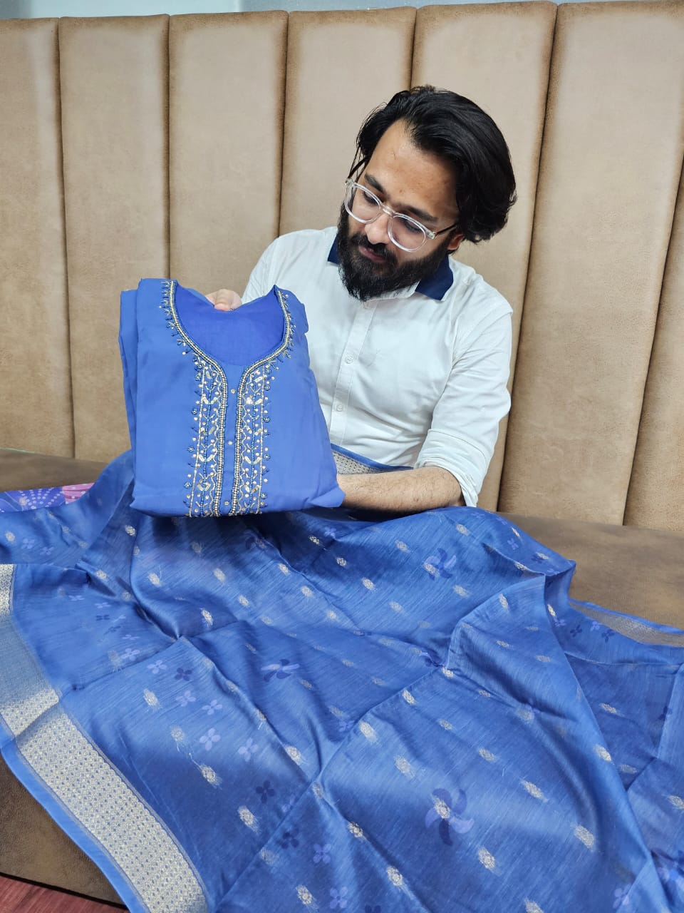 PREMIUM TUSSAR SILK SUIT