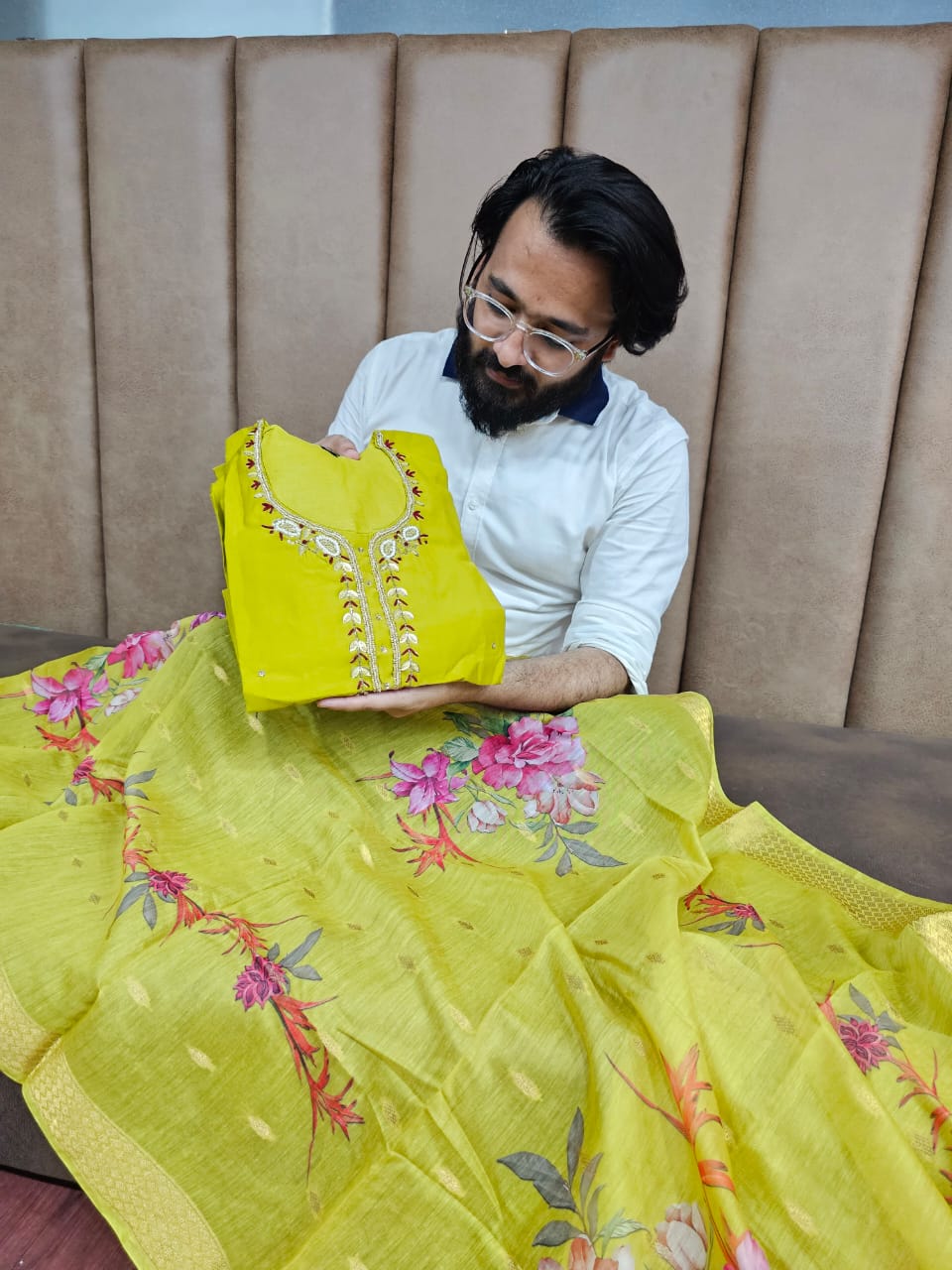 PREMIUM TUSSAR SILK SUIT