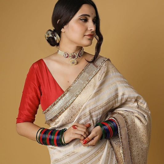 Aarti Ravi mam inspired warm silk saree