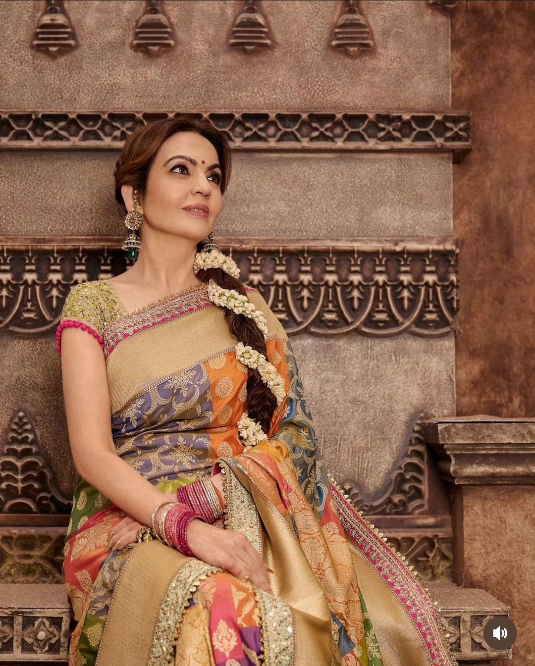 Nita Ambani Maam Inspired Premium Katan Silk Rangkat Saree