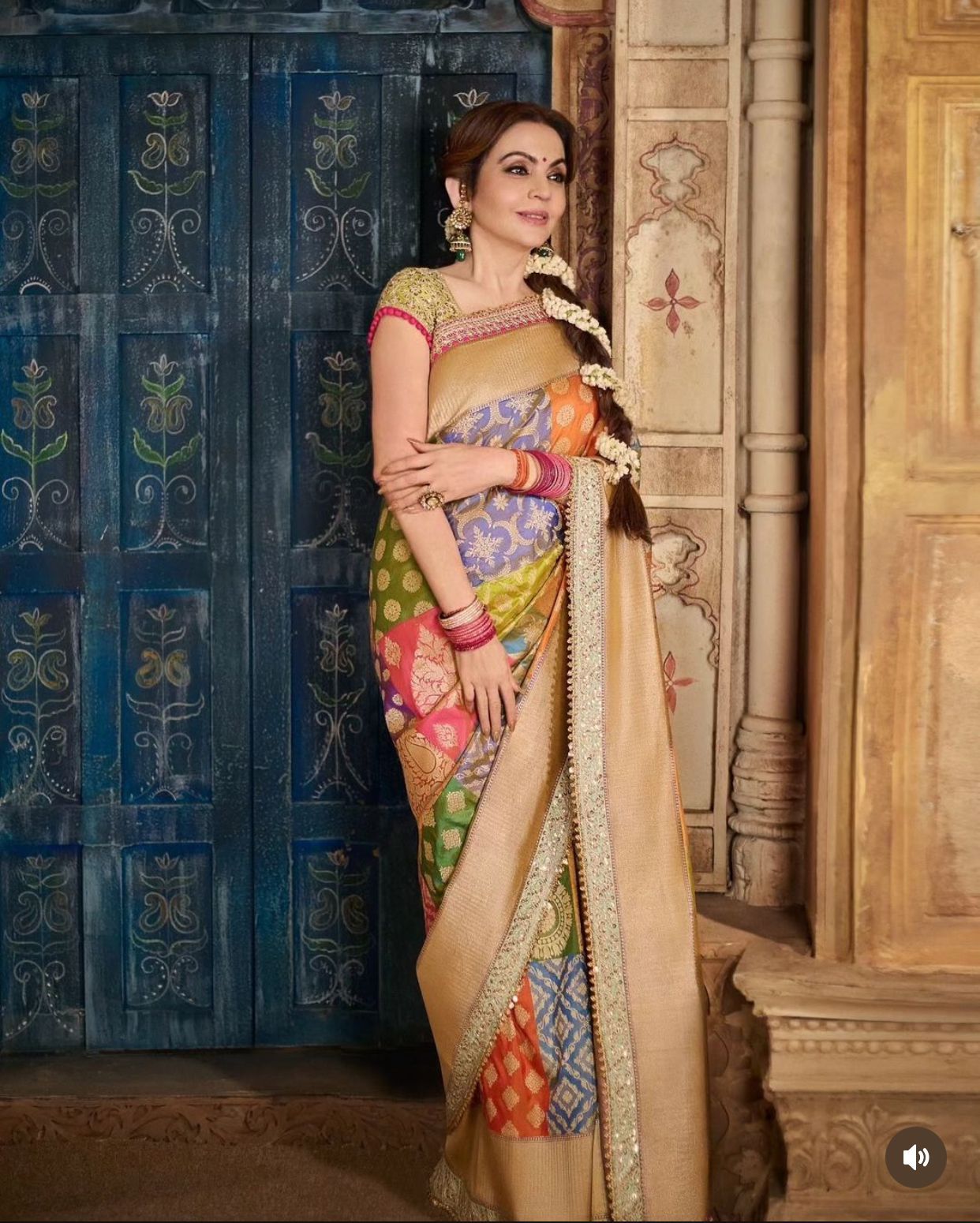 Nita Ambani Maam Inspired Premium Katan Silk Rangkat Saree