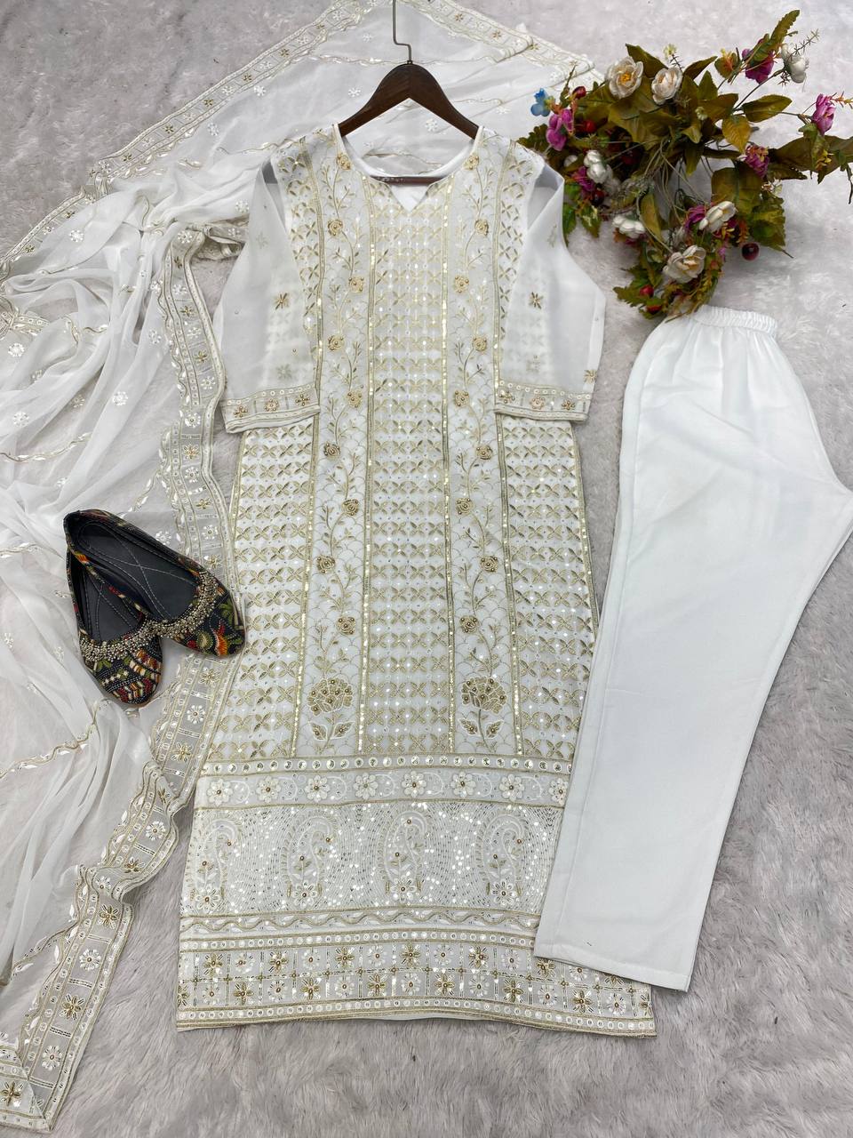 Premium Pakistani Organza Silk Suit