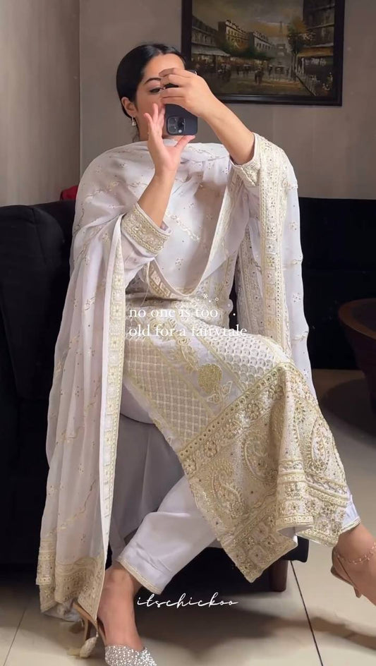 Premium Pakistani Organza Silk Suit