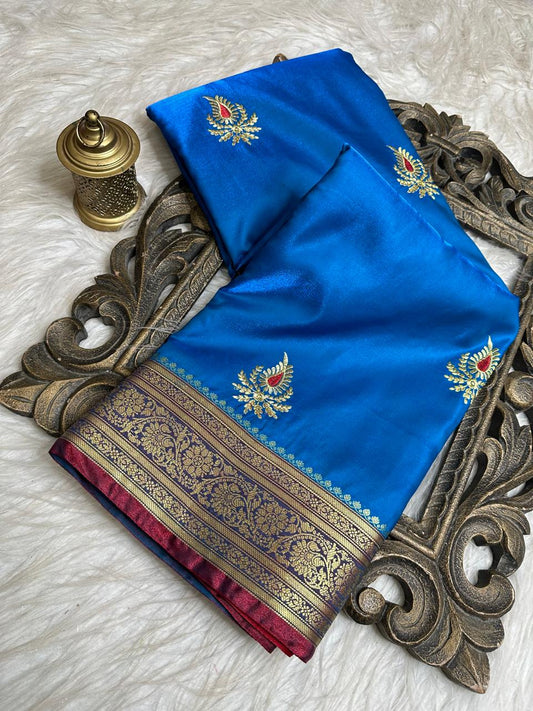 Traditional Banarasi Soft Silk Saree