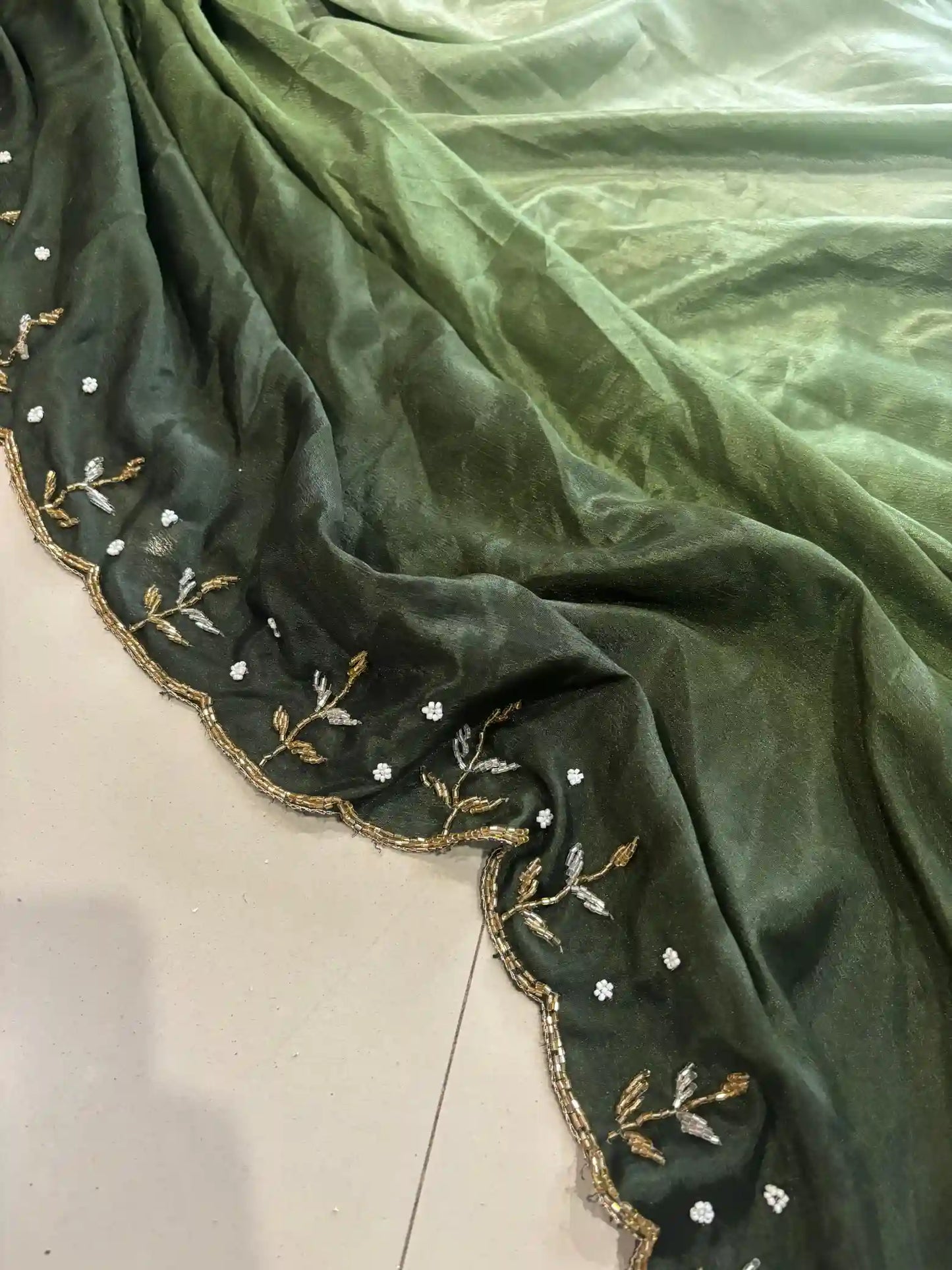 Shimmery Softsilk Designer Saree