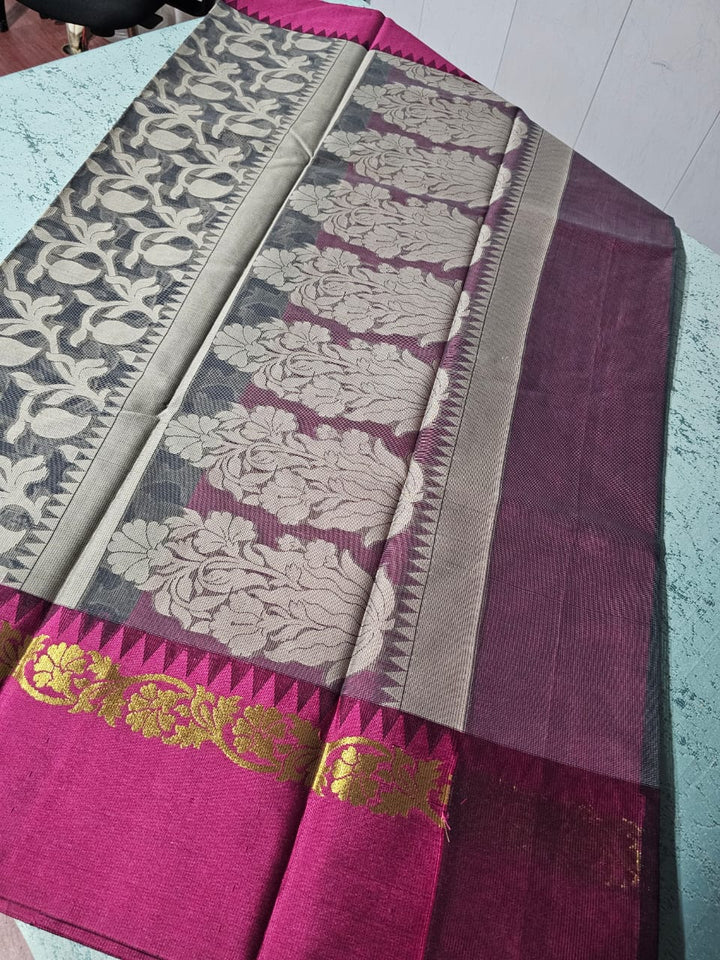 Banarasi Patola Silk Saree with Rich Pallu and Blouse