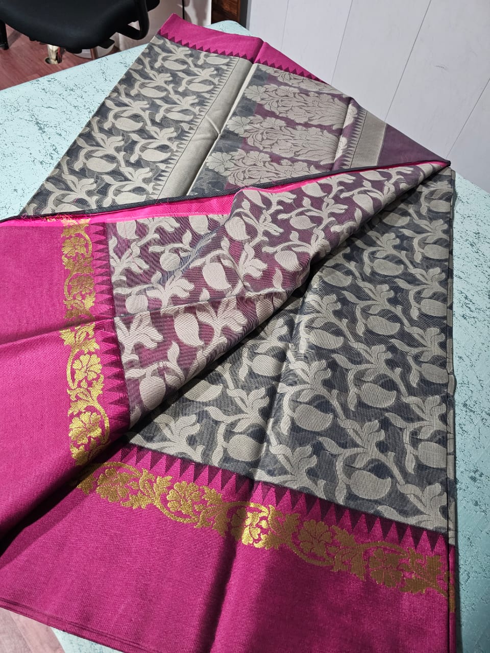 Banarasi Patola Silk Saree with Rich Pallu and Blouse